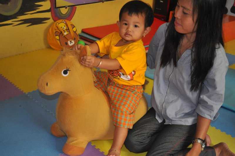 Salah satu anak dari kelas Baby (usia 1 - 2 tahun)#|#|#|||0.5